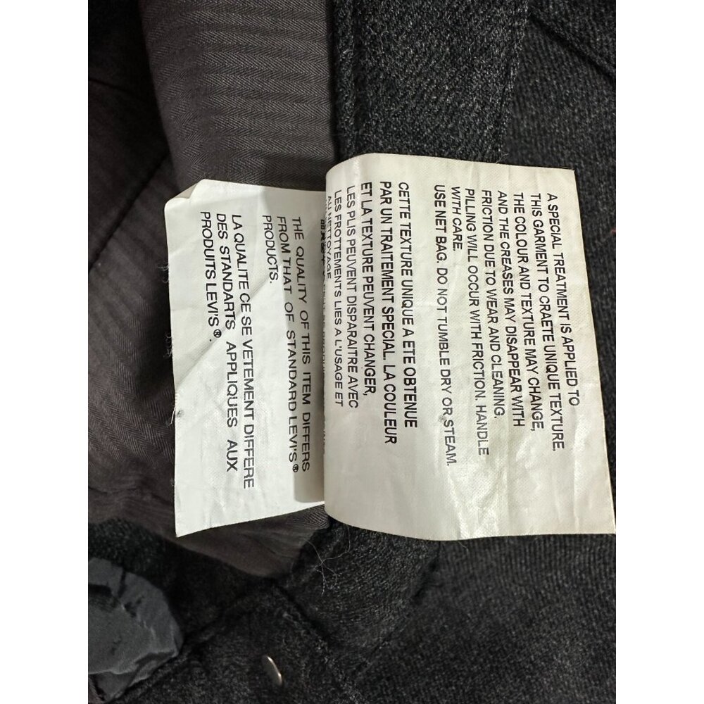 comme des garcon Junta Watanabe X Levi´s wool Pants Size L NWOT Levis - Picture 5 of 8